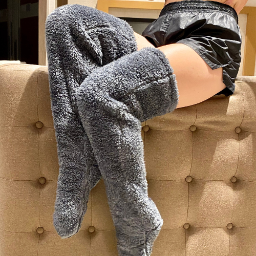 FuzzyLegs Cozy Sock Slippers